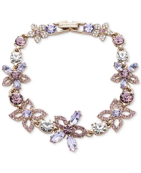 givenchy flower crystal bracelet|givenchy flex bracelet macy's.